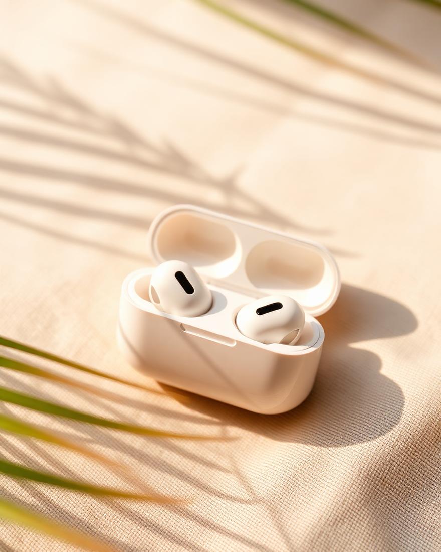 Cream Gloss AirPods Case in Ivory