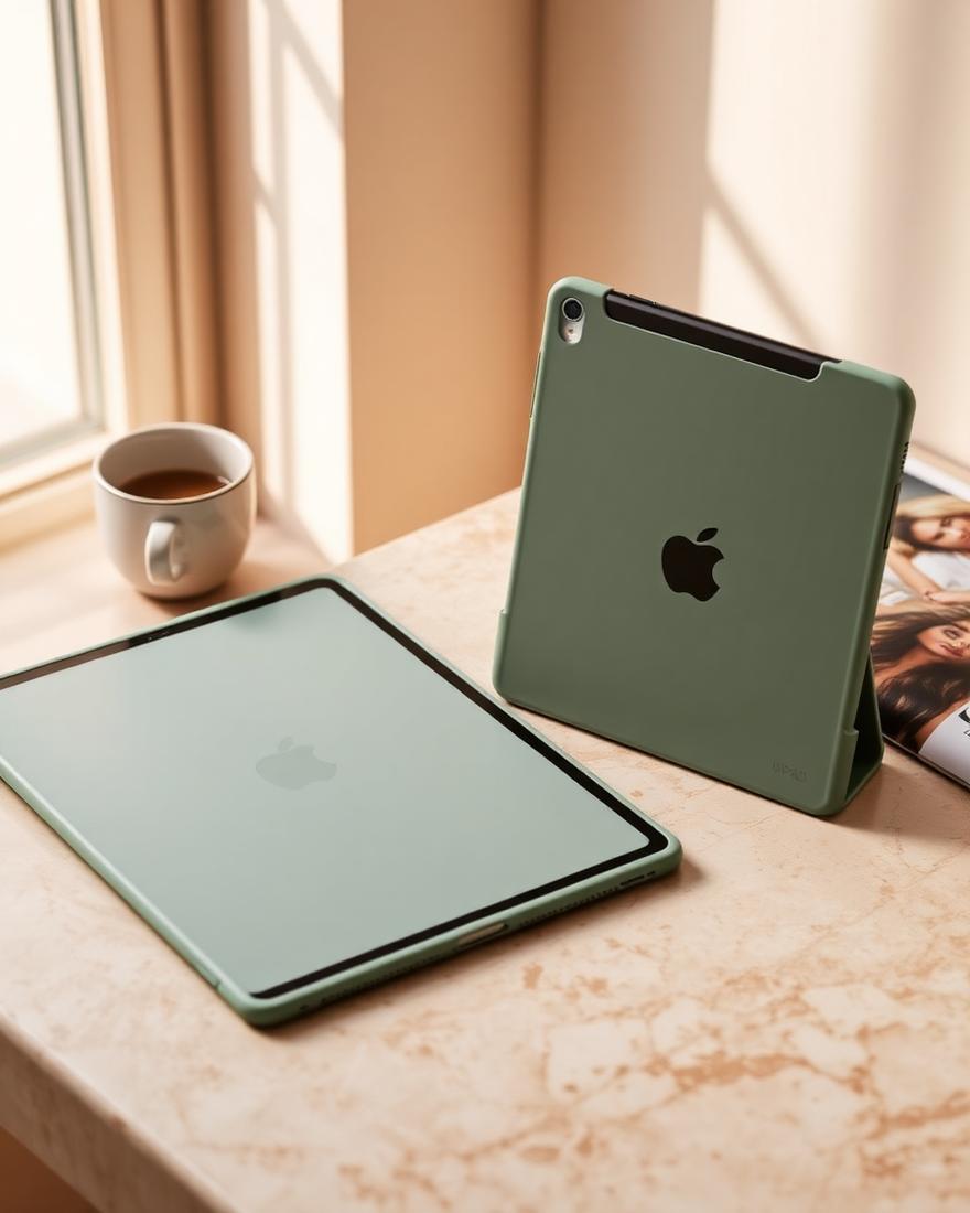 Sage Meadow iPad Case in Sage